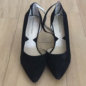 Adrienne Vittadini size 10 suede heels